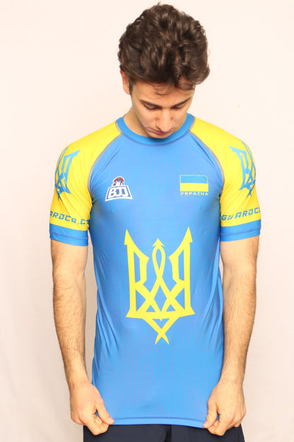 UKRAINE RASH GUARD JERSEY