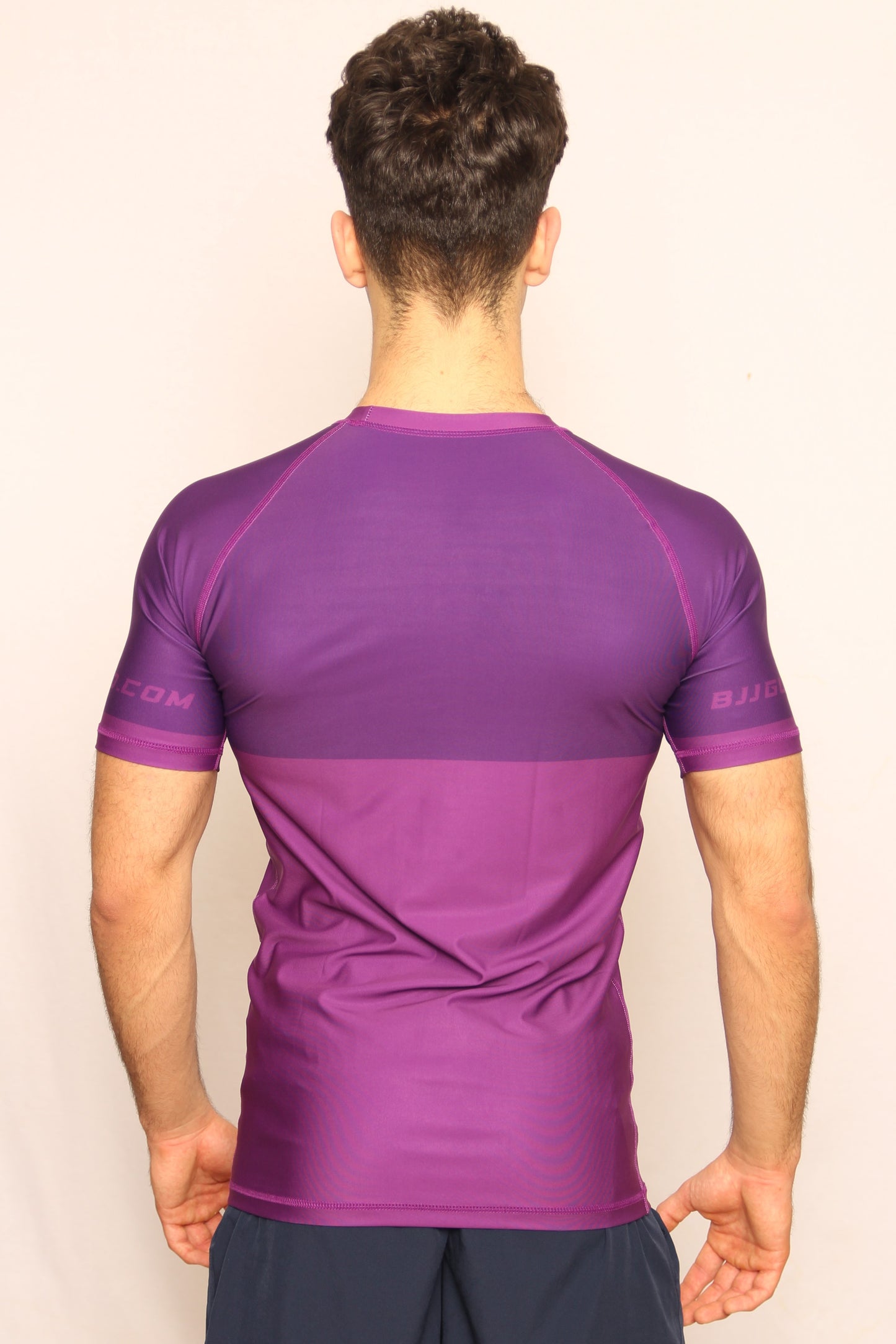 PURPLE RANKED RASH GUARD