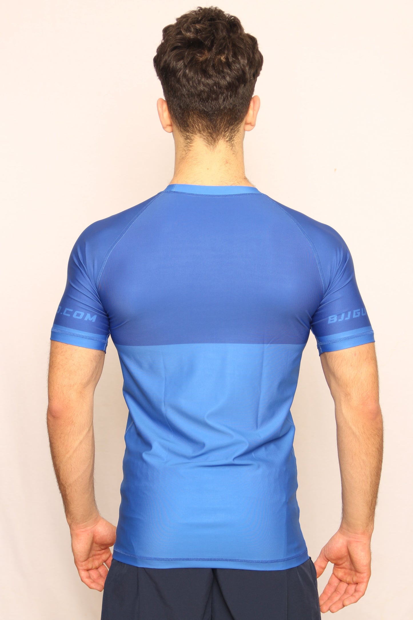 BLUE RANKED RASH GUARD