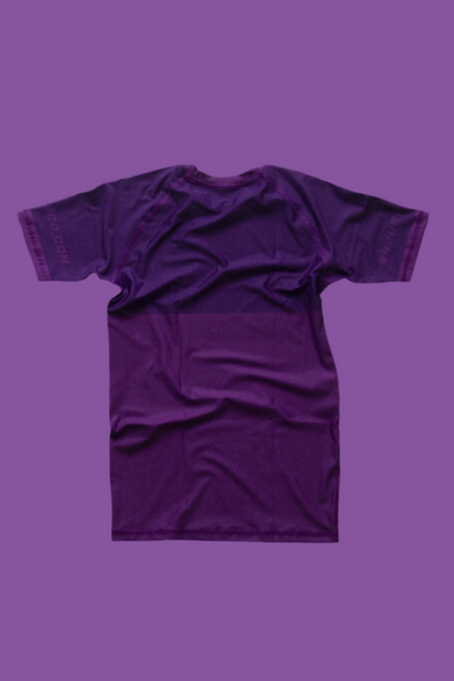 PURPLE RANKED RASH GUARD