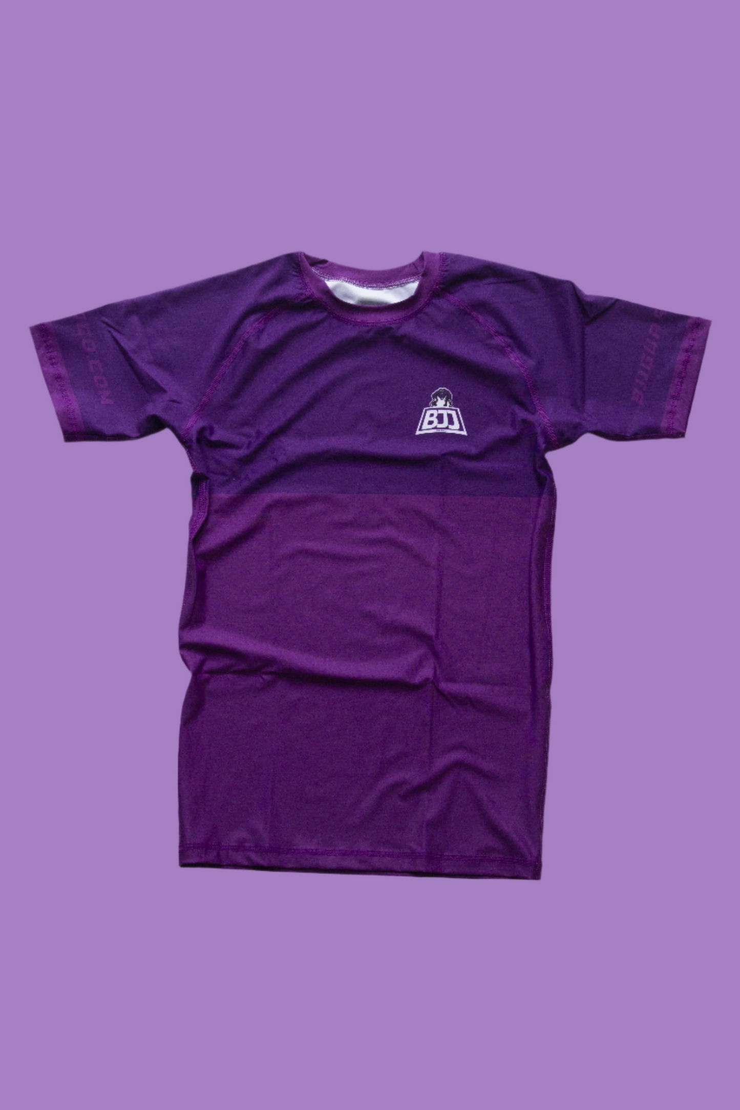 PURPLE RANKED RASH GUARD