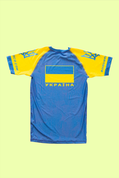 UKRAINE RASH GUARD JERSEY